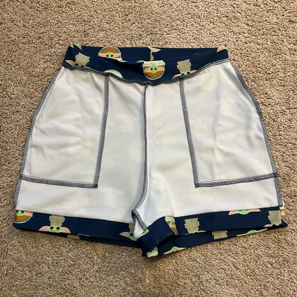 BM CHILD SHORTS SIZE SMALL NWT BLACKMILK STAR WARS GROGU BLACK MILK - Picture 5 of 6